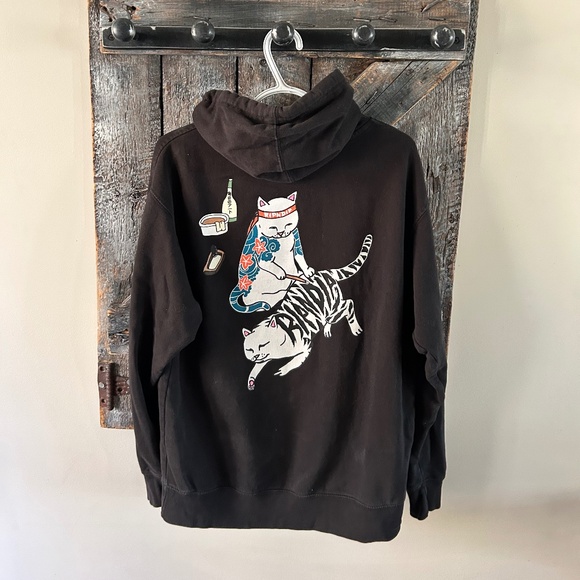 Men's Rip N Dip Hoodie Black - Picture 2 of 6